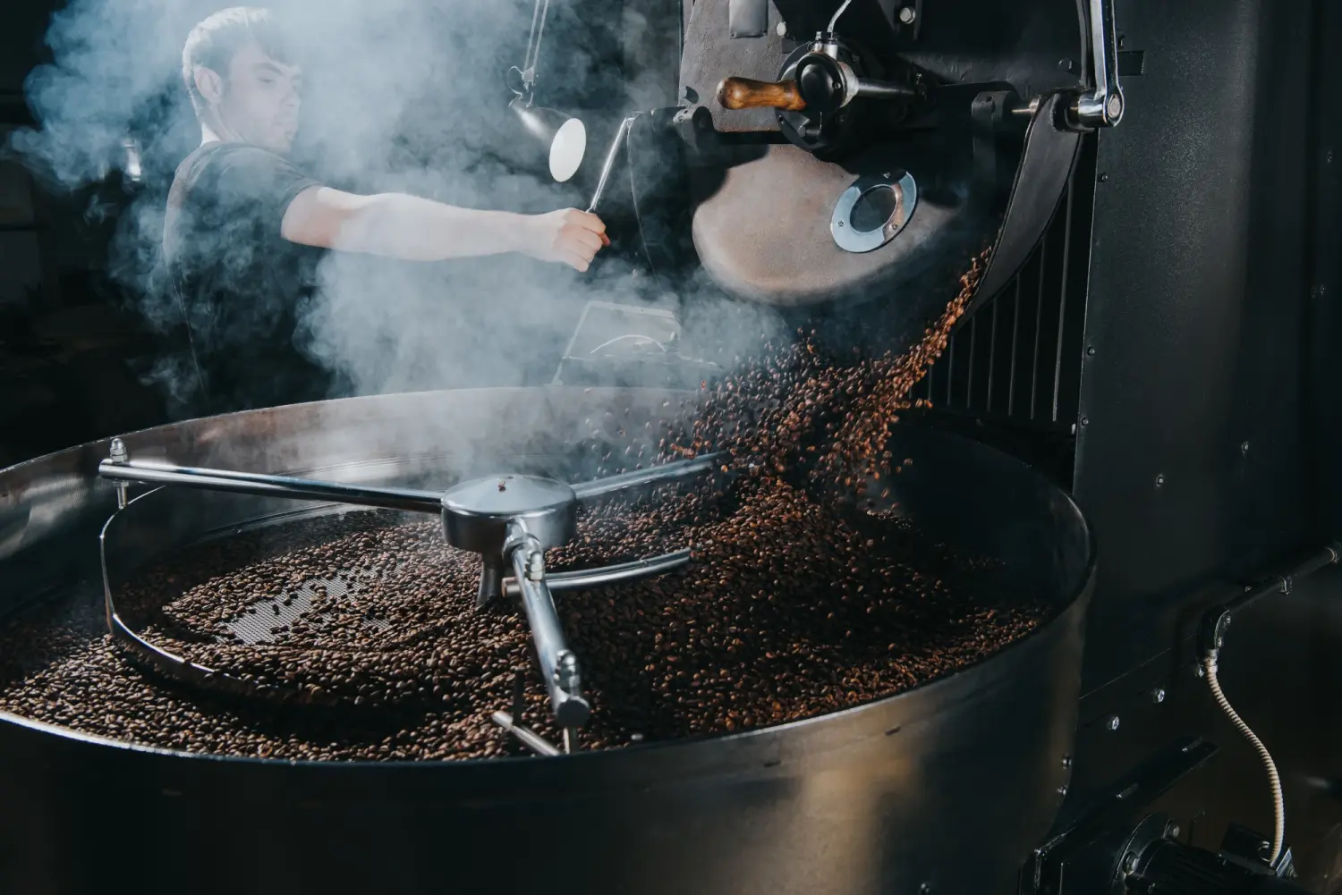 Tress Kaffee, Mischen von geröstetem Kaffee